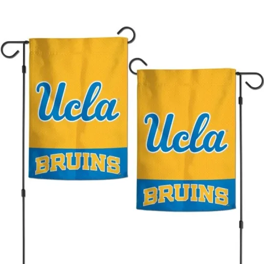 Discover UCLA 2 SIDED APPLIQUE GARDEN FLAG