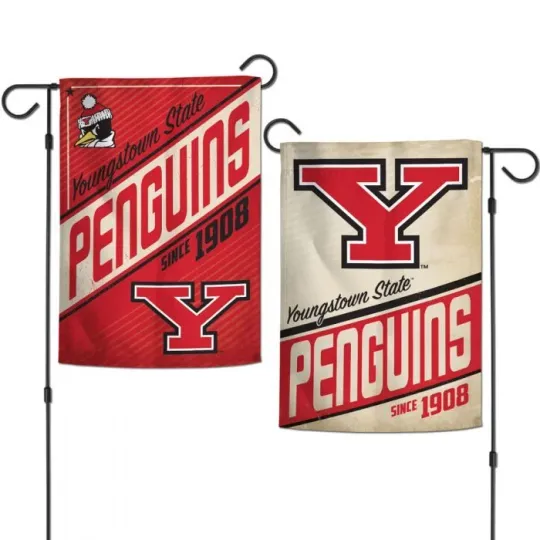 Discover YOUNGSTOWN STATE COLLEGE VAULT 2 SIDED GARDEN FLAG