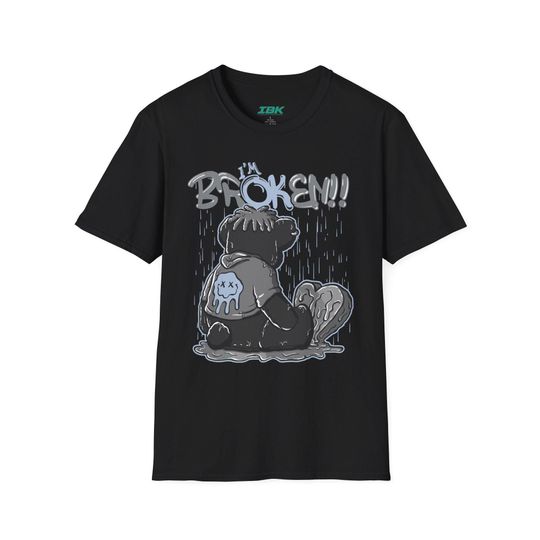 Discover Sad Teddy Bear T-Shirt, 'I'm Broken' Tee