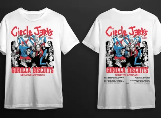 SALE! Circle Jerks Announce U.S. Tour 2026 T shirt