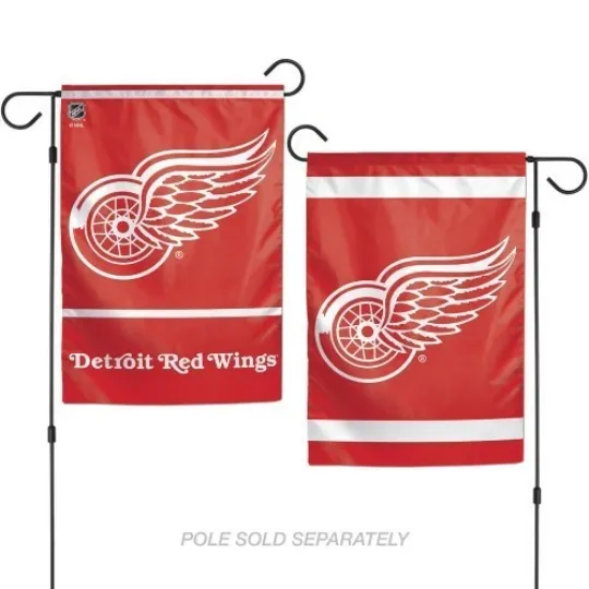 Discover DETROIT  2 SIDED GARDEN FLAG