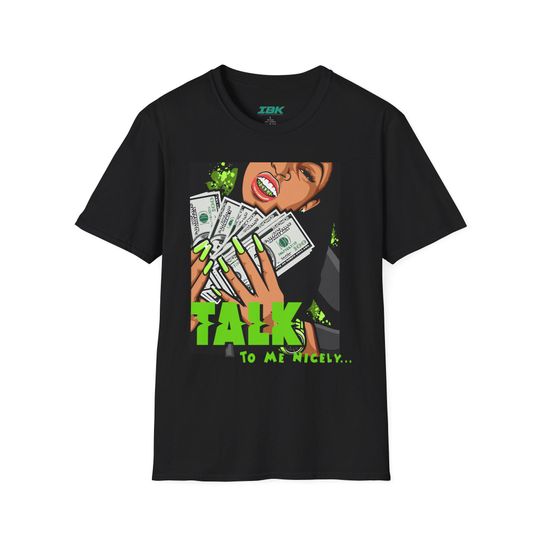 Discover Money Stack T-Shirt, Woman Holding Cash Tee
