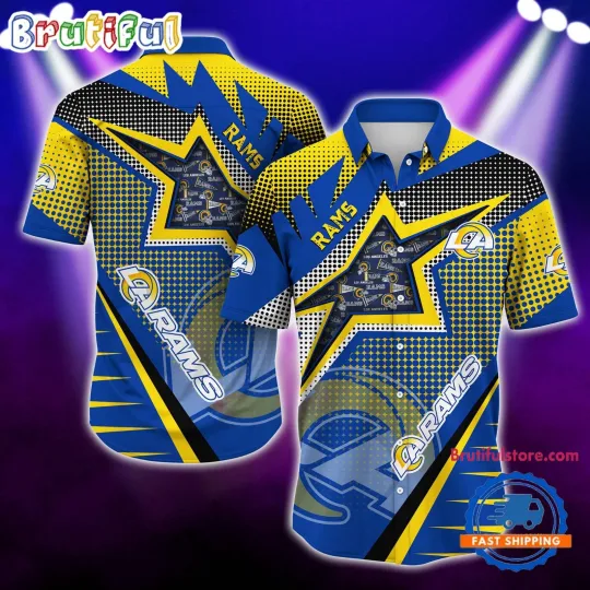 Discover Los Angeles Football Team Ramss Special Star Hawaiian Shirts