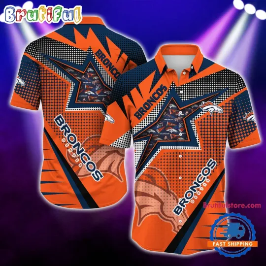 Discover Denver Football Team Broncoss Special Star Hawaiian Shirts