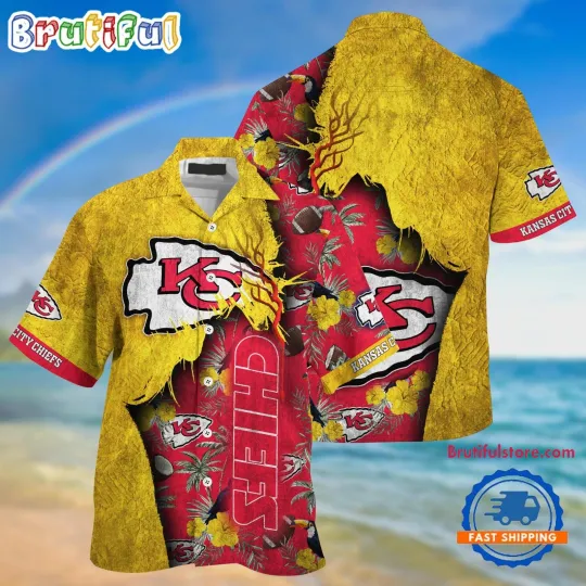 Discover Kansas City Football Team Chiefss Summer God Hawaii Shirt