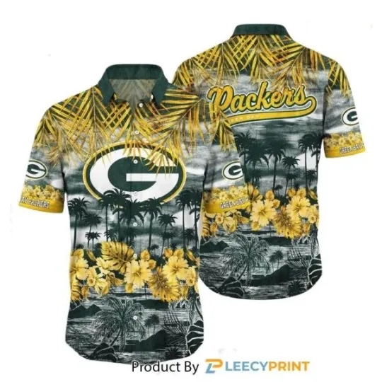 Discover Green Bay Packers Hawaiian Shirt Team Football Beach Shirt