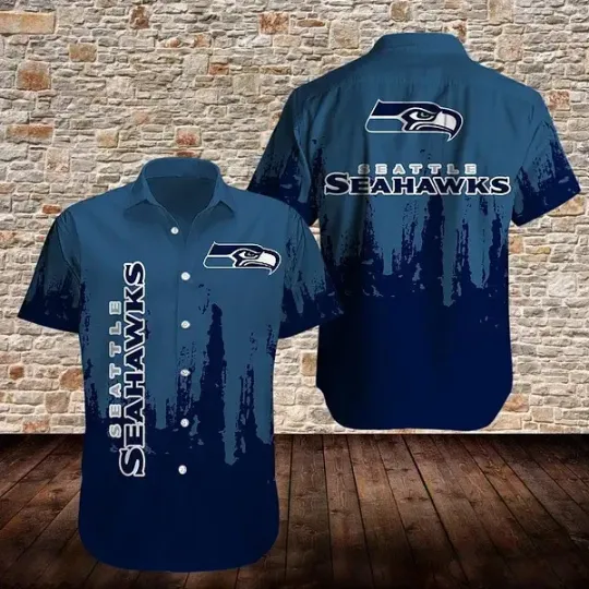 Discover Seattle Seahawks Hawaiian Shirt Aloha Design