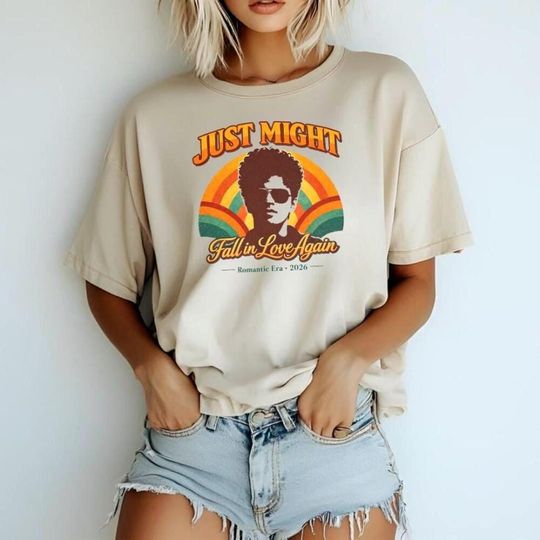 Discover Just Might Inspired Bruno Mars Style T-Shirt