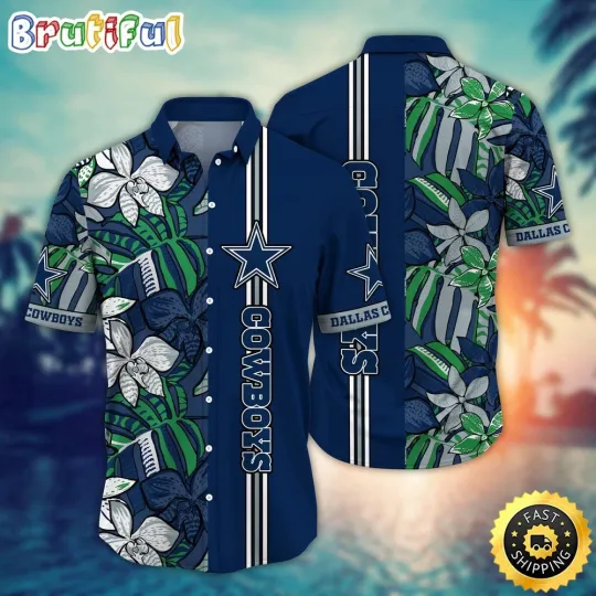 Discover football Dallas Cowboys Hawaiian Shirt Flower Chic Fashion