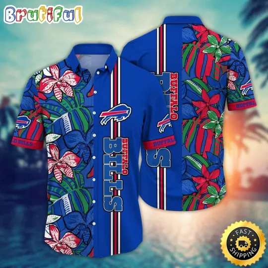 football Buffalo Bills Hawaiian Shirt Flower Chic Fashion