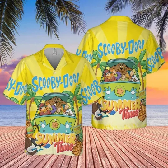 Discover Scooby Doo Hawaiian Shirt, Summer Aloha Shirt for Men