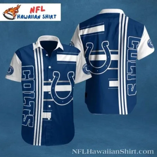 Discover Indianapolis Colts Lineup – Classic Stripe Play Hawaiian Shirt