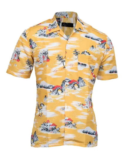 Discover Once Upon a Time in Hollywood Hawaiian Shirt with Brad Pitt and Cliff Booth Print