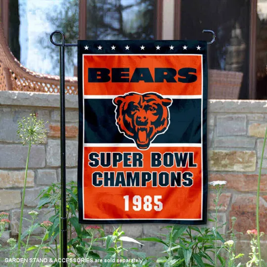 Chicago Bears 1985 Super Bowl Champs Flag Graden Flag