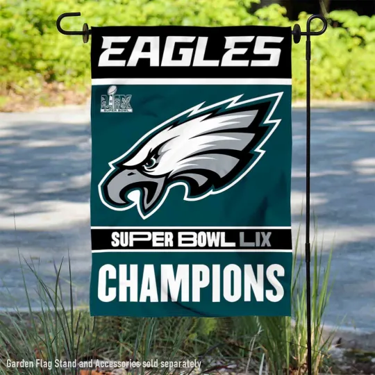 Philadelphia Eagles Super Bowl LIX Champions Flag Graden Flag