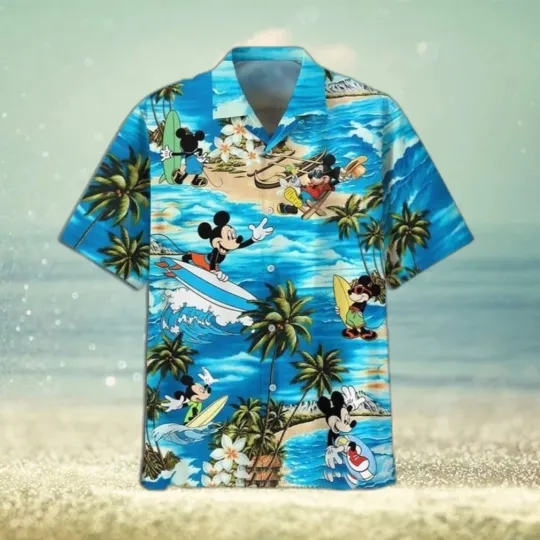 Discover Funny Mickey Mouse Hawaiian Shirt for Cartoon Lovers