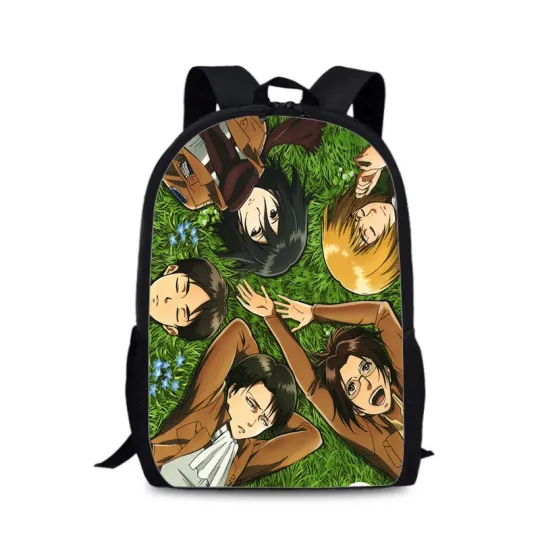Discover Attack titan Cartoon Backpack Cute for Boys Girls School