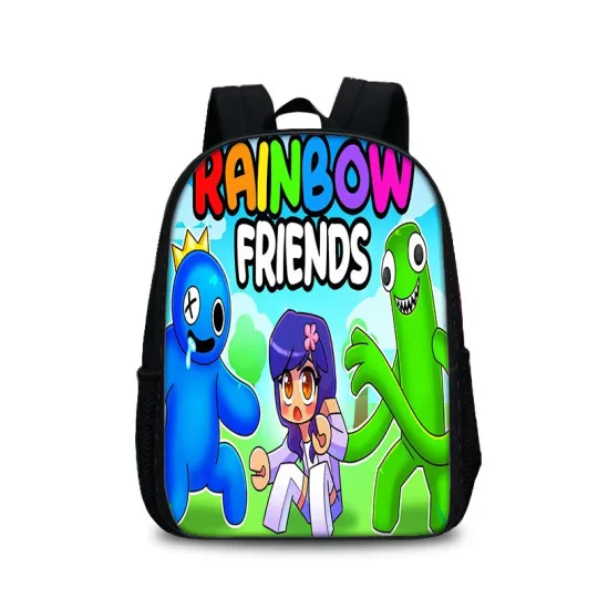 Rainbow Cartoon Backpack Cute for Boys Girls School