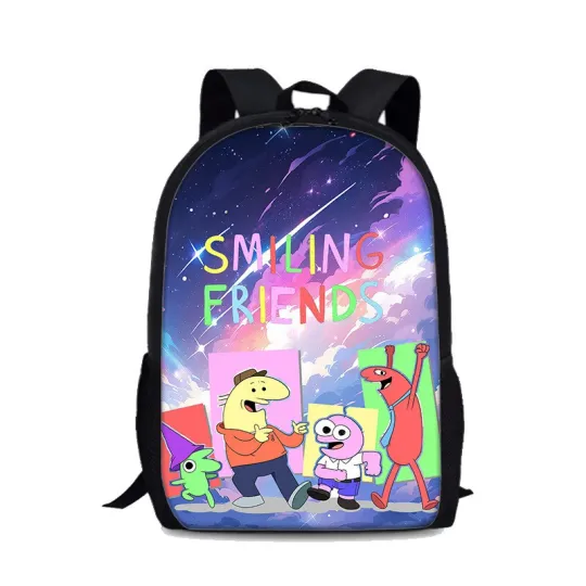 Discover Smiling Friends Cartoon Backpack Cute for Boys Girls