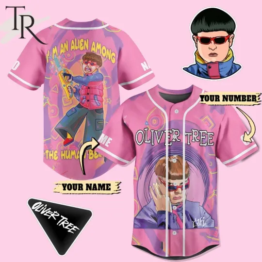 Oliver Tree I'm An Alien Among The Human Baseball Jersey