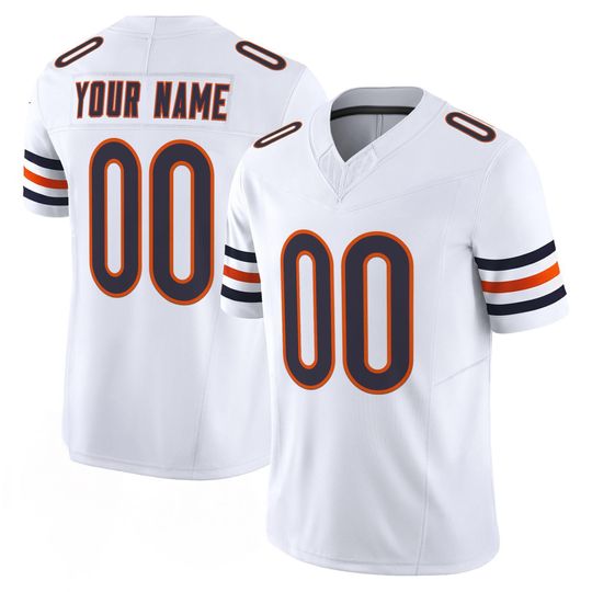 Discover Classic Colorway White Football Jersey, Personalized Fan Gift