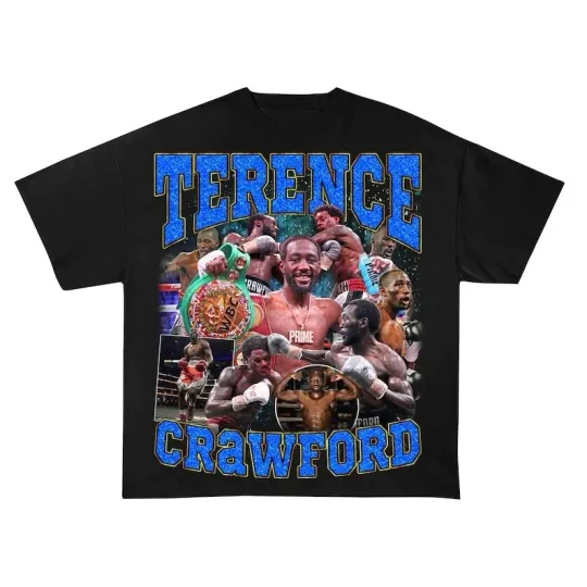 Discover Terrance “Bud” Crawford 🐐 90’s Graphic Style T Shirt New S-5XL 🥊 2025