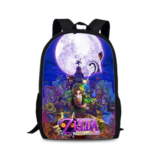 The Legend of Zelda Cartoon Backpack Cute for Boys Girls School Travel