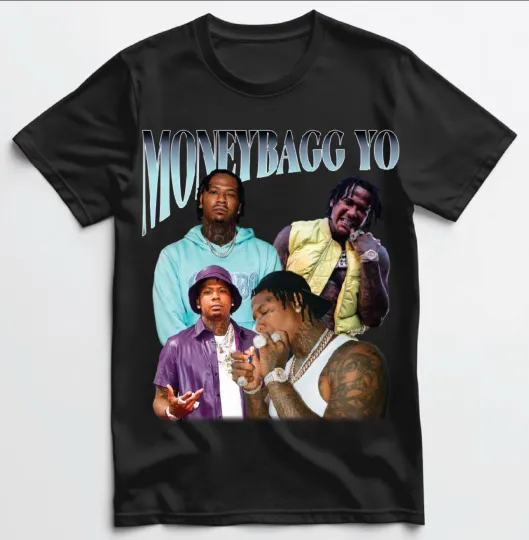 Discover Moneybagg Yo 90s Graphic Merch Collection S-5xL T Shirt Hoodie 2025 New