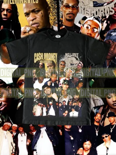 Discover No Limit Souljahs Versus Cash Money Millioners  T Shirt New S-5X 2025 NL Vs CMB