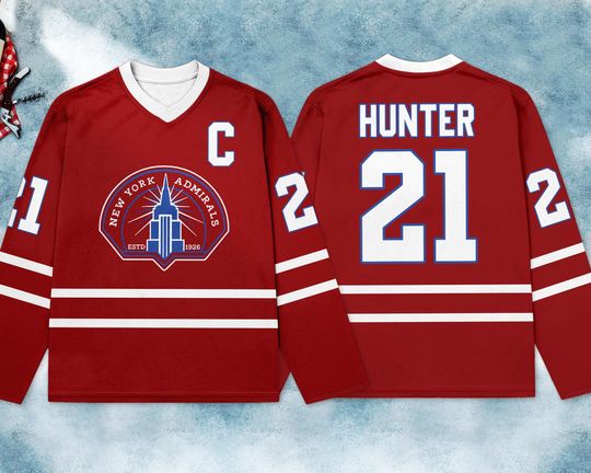 Discover Scoot Hunter Ice Hockey Jersey, Heated Rivalry Inspired Hookey Jersey,Ilya Rozanov Shane Hollander, Hockey Fan Lover Gift