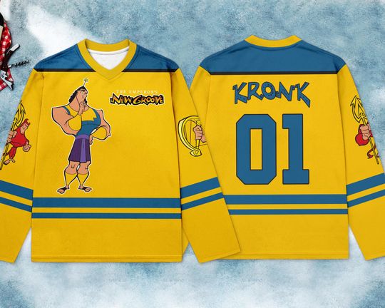 Discover Krock Ice Hockey Jersey, Disney Hockey Jersey, Hockey Fan Lover Gift, Hockey Team Outfit