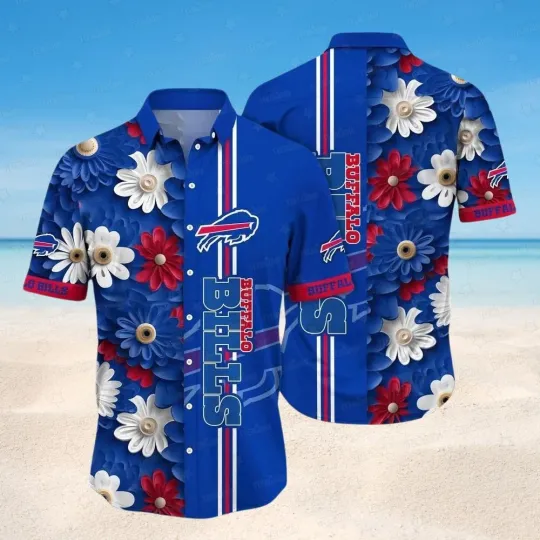 Discover Buffalo Football Summer Blossom Hawaiian, Gift For Friends