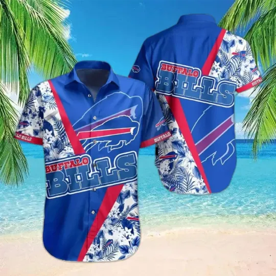 Discover Buffalo Football Bold Stripes Hawaiian, Gift For Friends