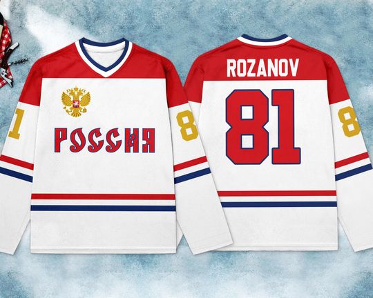 Discover Rozanov Hockey Jersey, Disney Hockey Jersey, Hockey Fan Lover Gift, Hockey Team Outfit