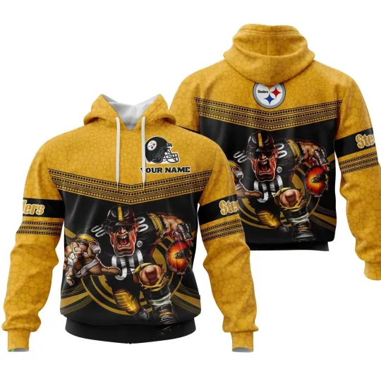 Personalized Pittsburgh Football Team Steelerss 3D Hoodie