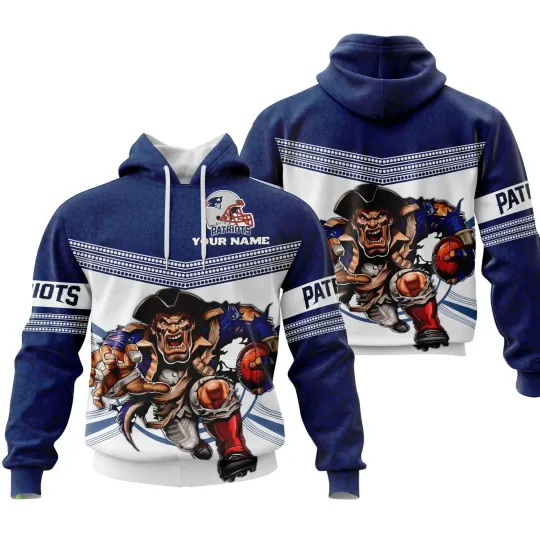 Discover Personalized New England Football Team Patriotss 3D Hoodie