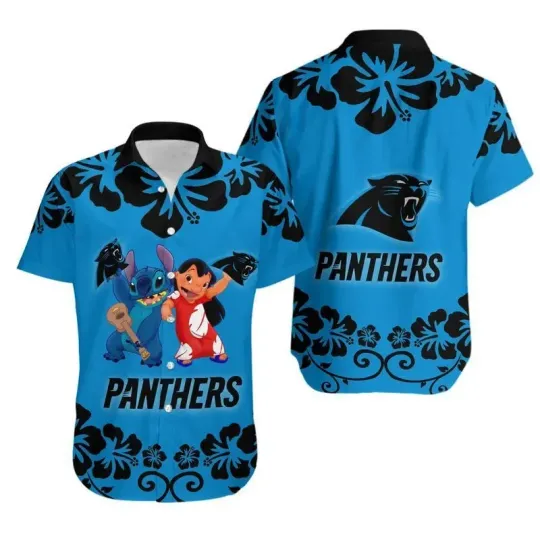 Discover Carolina Football Slilo And Stitch Hawaiian, Gift For Fans, Gift For Friends