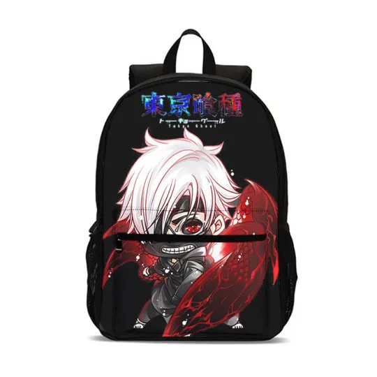 Toky Ghoul Cartoon Backpack Cute for Boys Girls School Travel