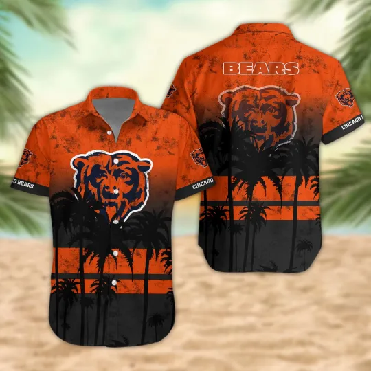 Discover Chicago Football Desert Sunset Hawaiian, Gift For Fans, Gift For Friends