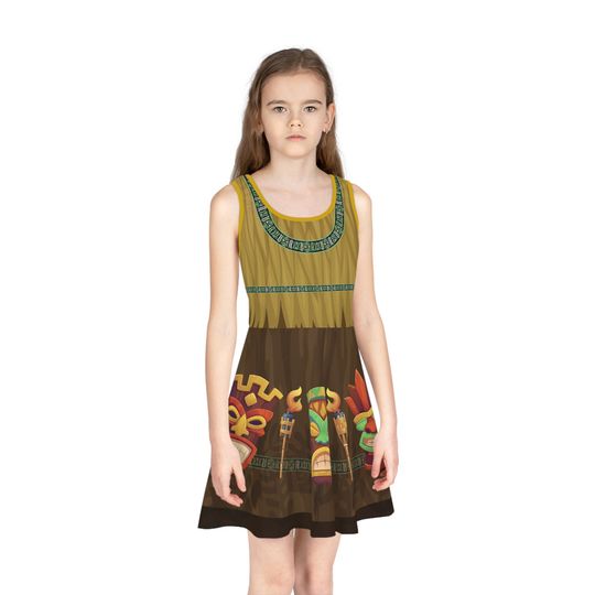 Discover Enchanted Tiki" Girls' Women's Skater Dress