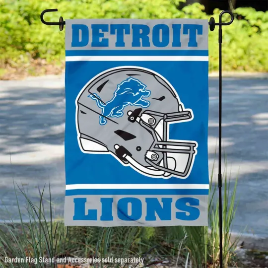 Detroit Lions Helmet Flag Graden Flag