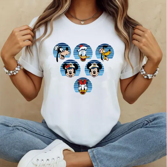 Discover Disney Cruise Squad T-Shirt, Mickey & Friends Cruise Tee, Disney Family Cruise Top
