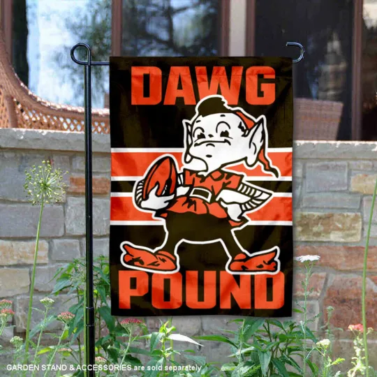 Cleveland Browns Nation Dawg Pound Flag Graden Flag