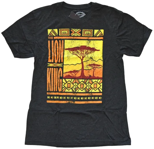 Discover Disney Lion King Men's Charcoal Heather T-Shirt