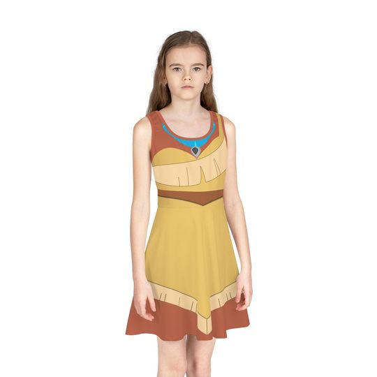 The Wind Girls' Sleeveless Skater Dress