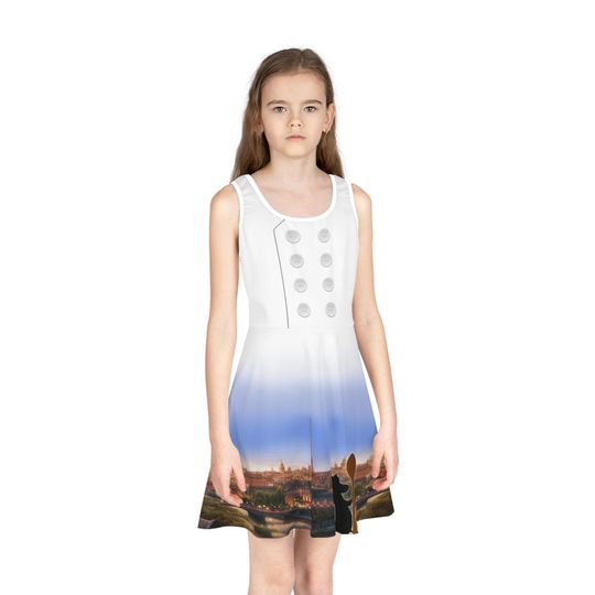 Discover Parisian Chef Summer Women's Skater Dress, Travel and Birthday Dress
