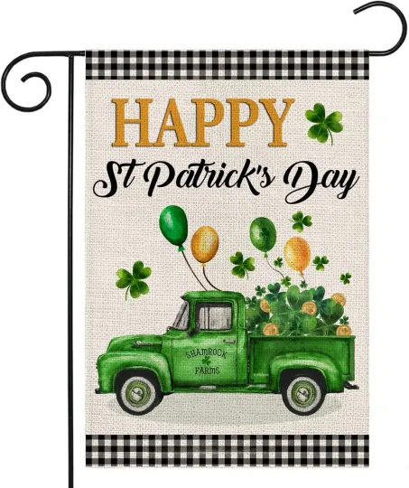 Discover Happy St Patrick'S Day Garden Flag