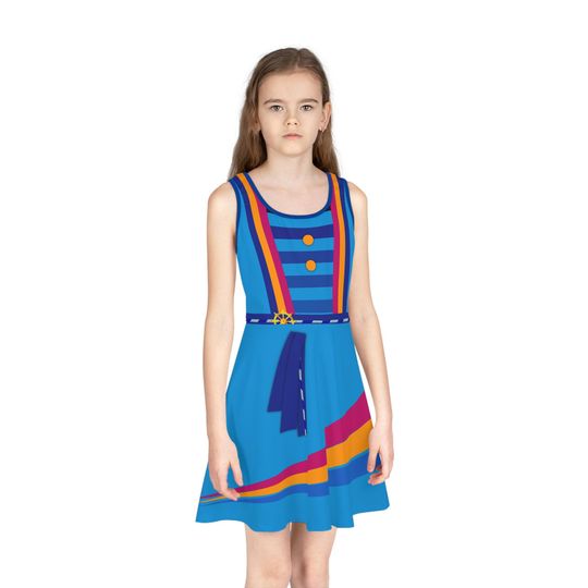 Discover Nautical Sweetheart Women's Skater Dress, Summer Fun Outfit