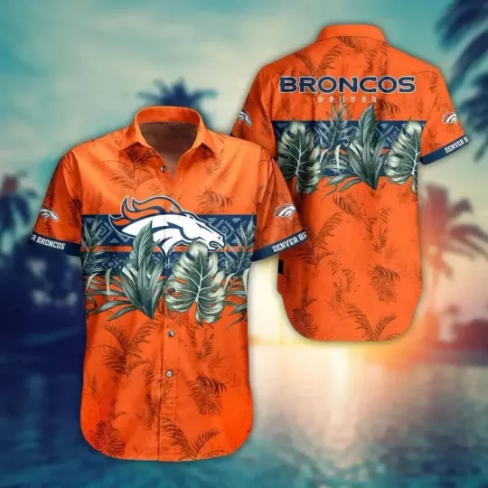 Discover Denver Football Tropical Jungle Hawaiian, Gift For Fans, Gift For Friends