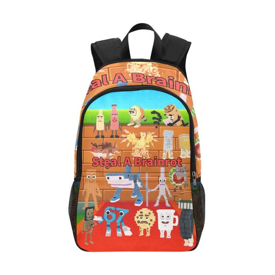 Discover Steal A Brainrot Kids Backpack | Fun Youth School Bag